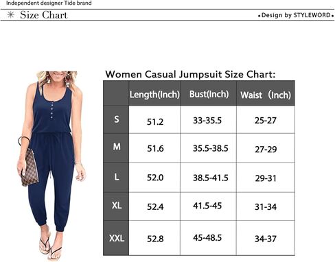 بدلة قفز نسائية صيفية كاجوال من STYLEWORD، زر خصر مرن برباط مع جيوب in Kuwait