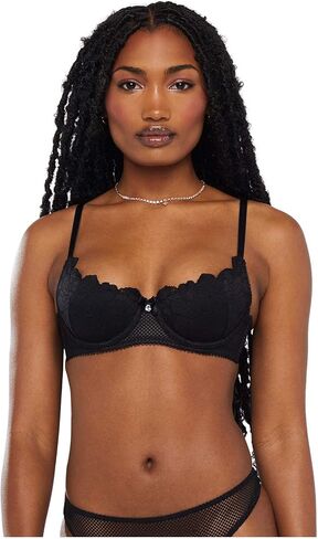 Savage X Women's Regular Floral Glow Lace Balconette Bra in Saudi Arabia
