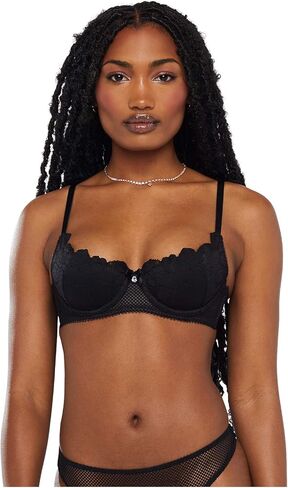 Savage X Women's Regular Floral Glow Lace Balconette Bra in Saudi Arabia