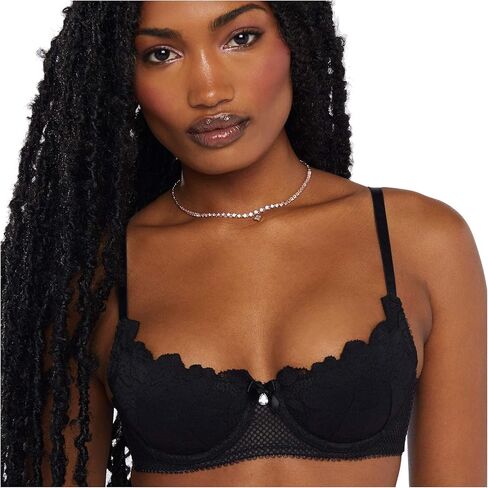 Savage X Women's Regular Floral Glow Lace Balconette Bra in Saudi Arabia