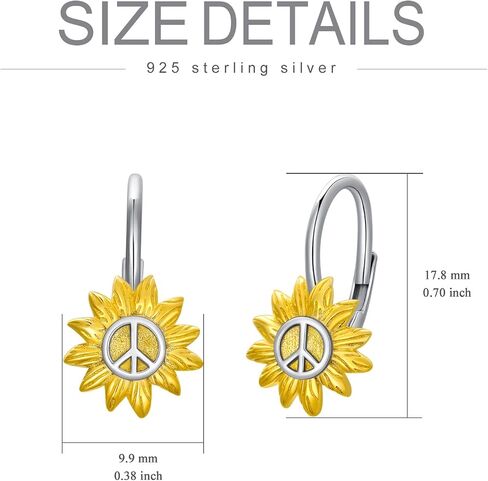 PROESS Lotus Hamsa/Dragon/Hummingbird/Owl/Viking/Evil Eye/Butterfly/Sword/Wave Earrings 925 Sterling Silver Animal Earrings Jewelry Gifts for Birthday Christmas for Women Men in Kuwait