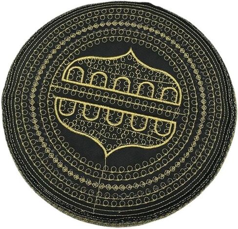 TINAYAUE Men Muslim Prayer Topi Hat Saudi Adult Islamic Worship Headwear Eid Ramadan Kufi Hat Mosque Madrassa Egyptian Hat in Saudi Arabia