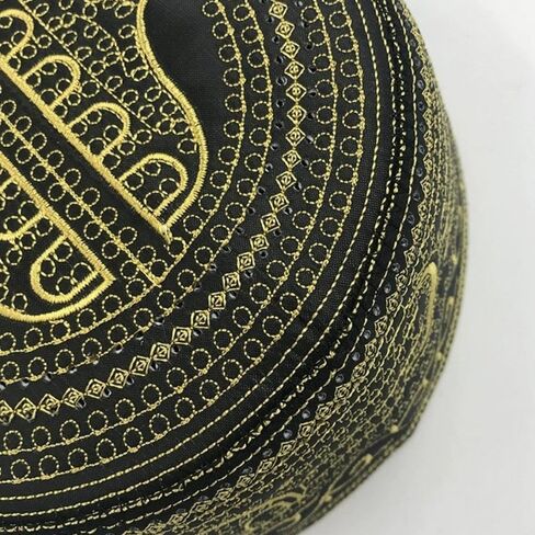 TINAYAUE Men Muslim Prayer Topi Hat Saudi Adult Islamic Worship Headwear Eid Ramadan Kufi Hat Mosque Madrassa Egyptian Hat in Saudi Arabia