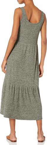 Amazon Essentials Women's Cozy Knit Rib Sleeveless Tiered Maxi Dress (Previously Daily Ritual) in Saudi Arabia