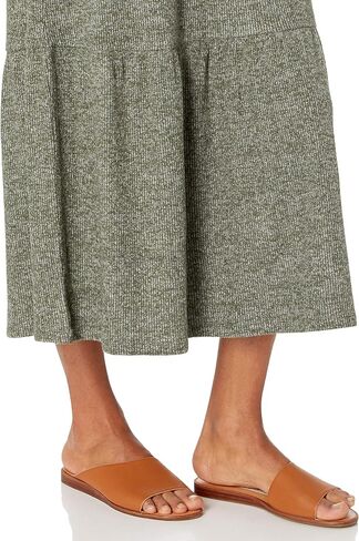 Amazon Essentials Women's Cozy Knit Rib Sleeveless Tiered Maxi Dress (Previously Daily Ritual) in Saudi Arabia