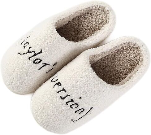Meet Me at Midnight Slippers 1989 Taylor Slippers for Swiftie Lavender Haze Warm Fuzzy Slippers Cozy House Slippers for Women and Men in Saudi Arabia
