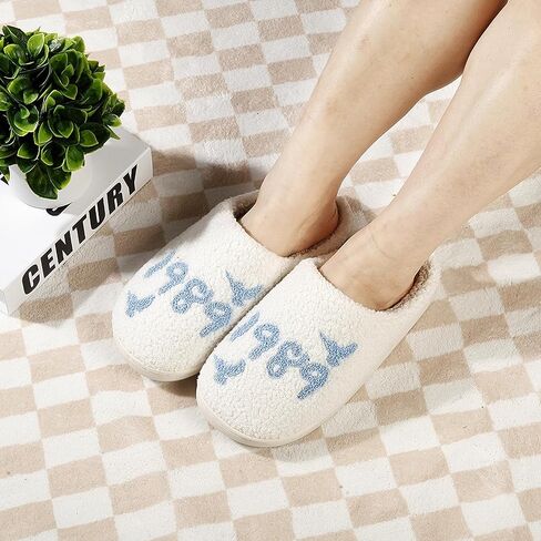 Meet Me at Midnight Slippers 1989 Taylor Slippers for Swiftie Lavender Haze Warm Fuzzy Slippers Cozy House Slippers for Women and Men in Saudi Arabia