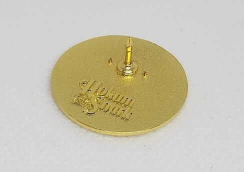 They She Pronoun Pin White & Gold Hard Enamel Pronoun Button | Lowercase Modern Minimalist Pronoun Pn in Saudi Arabia