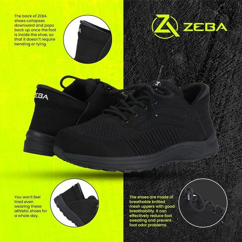 Zeba Hands Free Slip on Husky Sneakers for Men - Step Up Your Comfort and Style with Perfect Walking Shoes and Fashion Sneakers in Saudi Arabia