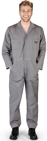 Mens Long Sleeve Basic Blended Coverall in Saudi Arabia