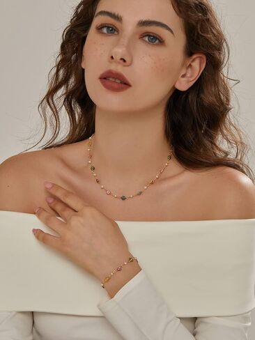 Freshwater Pearl Donut Birthstone Choker Necklace for Women in Saudi Arabia