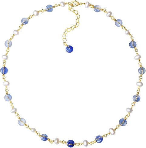 Freshwater Pearl Donut Birthstone Choker Necklace for Women in Saudi Arabia