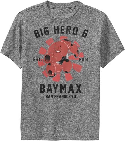 Disney Big Hero 6 Baymax Collegiate Boys Short Sleeve Tee Shirt in Saudi Arabia