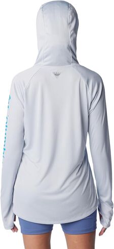 Columbia Women's PFG Tidal Tee Hoodie, UV Protection, Moisture-Wicking in Saudi Arabia