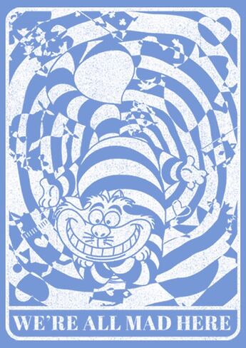 Disney Alice in Wonderland Cheshire Cat We're All Mad Here Boys Performance T-Shirt in Saudi Arabia