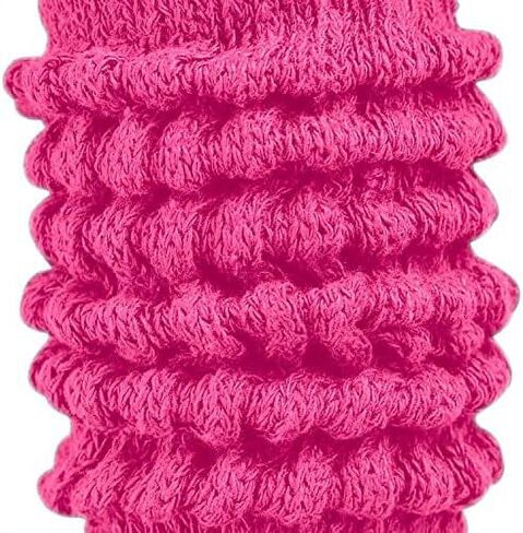 جوارب نسائية من فيدوسا بلون احمر وردي من الثمانينيات، جوارب طويلة للغاية وثقيلة حتى الركبة، جوارب سكرانشي سميكة مقاس 9 الى 10، جوارب رياضية للنساء in Kuwait