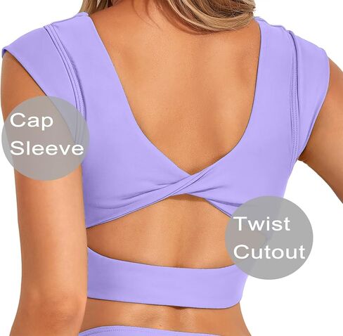 XUNYU مجموعة البكيني عالية الخصر للنساء ملابس السباحة التغطية الكاملة 2 قطعة ملابس السباحة مع السراويل تويست انقطاع Tankini in Kuwait