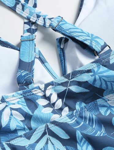 ZAFUL 2024 بِدل السباحة للنساء Tankini البطن تحكم المايوه ثوب السباحة قطعتين ملابس السباحة انقسام الرقبة لباس سباحة in Saudi Arabia