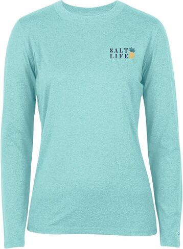 Salt Life Women's Pineapple Spike Long Sleeve Performance Tee in Saudi Arabia