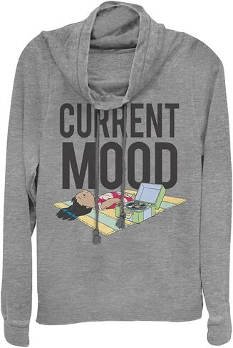 Disney Stitch Current Mood Lilo Women's Long Sleeve Cowl Neck Pullover in Saudi Arabia