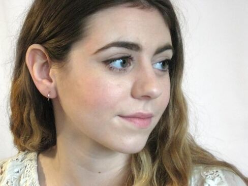 أقراط دائرية رفيعة لا نهاية لها من الذهب عيار 14 قيراط، 10-24 ملم (أنبوب 1 ملم) in Kuwait