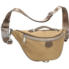 INICAT Fanny Packs for Women Fashionable Waist Packs Belt Bags Unisex Cross Body Bag for Travel Hiking(G-Black)