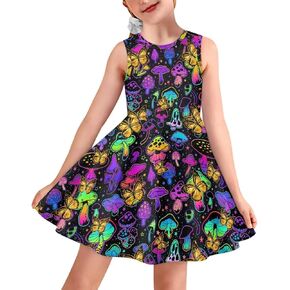 Sleeveless Dresses for Teen Girls Kids 3-16 Years for Casual Summer
