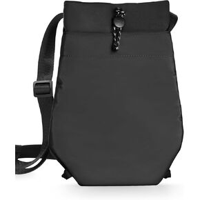 Iilyswee Water Bottle Holder with Strap, 25/32/40oz Water Bottle Carrier with Phone Pocket, Flask Sling Sleeve Drawstring Pouch, for Walking Hiking Camping Traveling School Gym Outdoor