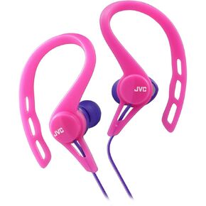 JVC HAECX20P Sports Clip Inner Ear Headphones, Pink