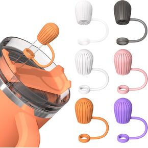 Adjustable Straw Cover for All Brand of Stanley, Simple Modern, Yeti, Owala, Hydro Flask, Reduce, Maars, Meoky, MaxBase, Beast, Hydrapeak and so on, Diameter 6mm-10mm, BPA Free, Dishwasher safe
