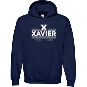 UGP Campus Apparel NCAA Double Bar Logo, Team Color Hoodie, College, University