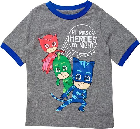 PJ Masks Baby Boys' T-Shirts 3 Pack-Featuring Catboy, Gekko, and Owlette in Saudi Arabia