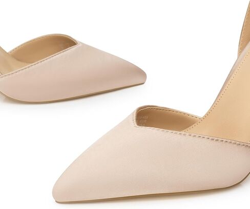 Trary Women's Heels للنساء كعب عالٍ مغلق من الأمام وكعب عالٍ مدبب وعقدة على شكل فيونكة وحزام الكاحل 3.74 بوصة حذاء نسائي بإبزيم قابل للتعديل مريح ومثير لحفلات الزفاف والحفلات الكاجوال والمكتب in Kuwait