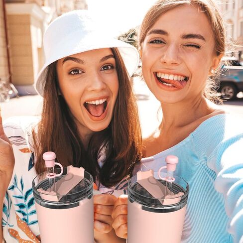 غطاء من القش قابل للتعديل لجميع العلامات التجارية من ستانلي، سيمبل مودرن، يتي، أوالا، قارورة مائية، تقليل، مارس، ميوكي، ماكس بيس، بيست، هيدرابيك وما إلى ذلك، القطر 6 مم - 10 مم، خالي من مادة BPA، آمن للاستخدام في غسالة الأطباق in Kuwait