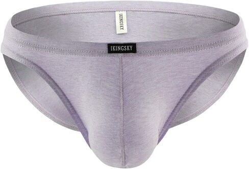 IKINGSKY Men's Cotton Pouch Bikini Underwear Sexy Low Rise Briefs in Saudi Arabia