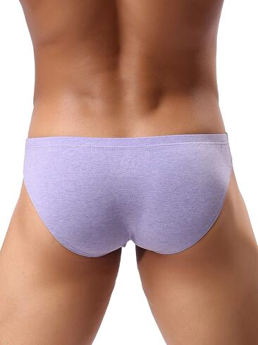 IKINGSKY Men's Cotton Pouch Bikini Underwear Sexy Low Rise Briefs in Saudi Arabia