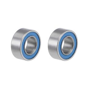 uxcell MR1016-2RS Deep Groove Ball Bearings 10mm x 16mm x 4mm Double Sealed Chrome Steel P0(ABEC1) 2pcs