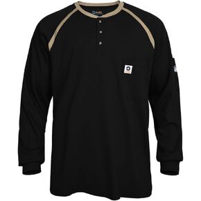 VANDISI FR Shirts for Men NFPA2112 Flame Resistant Shirts 5.5oz Light Weight Long Sleeve Fire Retardant Shirts