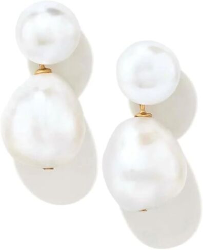 Bold Pearl Drop Earrings in Saudi Arabia