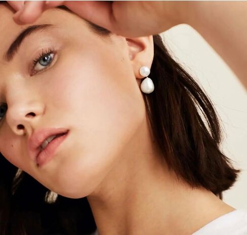 Bold Pearl Drop Earrings in Saudi Arabia