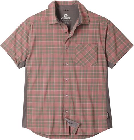 Club Ride Apparel Men's Detour Short Sleeve Snap Down Top in Kuwait