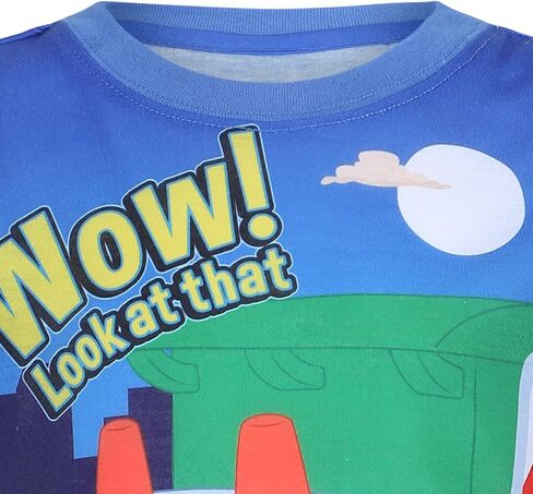 Blippi Boys’ Short Sleeve T-Shirt for Infant and Toddler – Blue/Orange in Kuwait