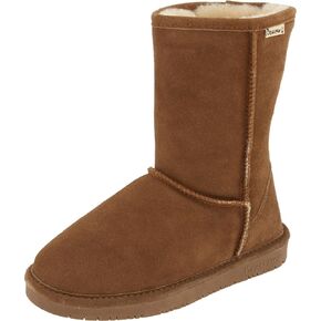 BEARPAW Emma Short Women's Classic Winter Slip On Boots, Lightweight Suede Boots, Multiple Colors