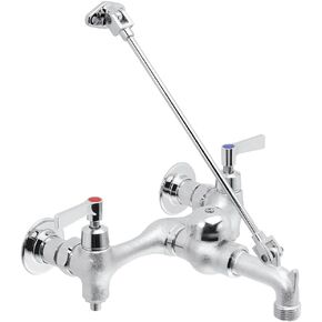 Speakman SC-5812 Commander Hot and Cold Service/Utility Sink Faucet for Janitor Closets, Kitchens, or Garages, Polished Chrome