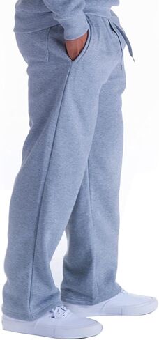 LI HANTON Men's Sweatpants Fleece Jogger Pants Athletic Workout Running Sports Sweatpants with Pockets in Saudi Arabia