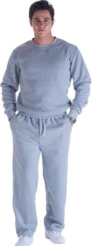 LI HANTON Men's Sweatpants Fleece Jogger Pants Athletic Workout Running Sports Sweatpants with Pockets in Saudi Arabia