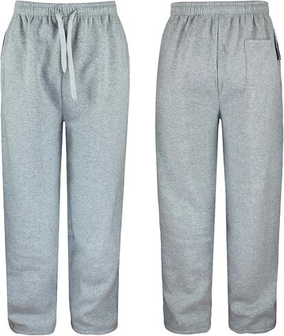 LI HANTON Men's Sweatpants Fleece Jogger Pants Athletic Workout Running Sports Sweatpants with Pockets in Saudi Arabia