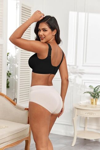 حمالات صدر نسائية ناعمة من Xcutting للنساء تغطية كاملة بدون سلك داخلي حمالات صدر مريحة للاستخدام اليومي ومبطنة بدون خياطة in Kuwait