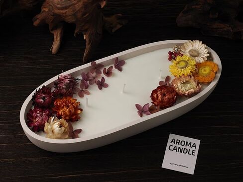 Boat Vessel Silicone Candle Mold, Handmade Elliptical Creative Storage Bowl Resin Mould, Flower Pot Vase Concrete, DIY Plaster Cement Rings Storage Tray Mold (Set) in Saudi Arabia