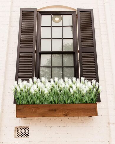 33" Artificial Plants 6 Pack Onion Tall Grass Greenery, Faux Fake Grass Shrubs Plant Flowers Wheat Grass for House Home Indoor Outdoor Office Room Gardening Indoor Décor-Green in Saudi Arabia